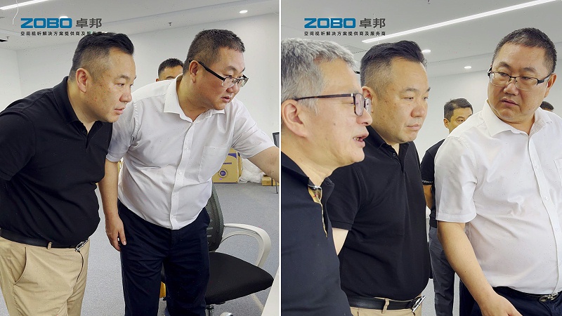 ZOBO卓邦張新峰與協(xié)會領導走訪中建電子信息技術有限公司，共商發(fā)展大計