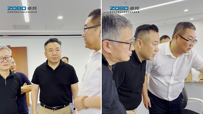 ZOBO卓邦張新峰與協(xié)會領導走訪中建電子信息技術有限公司，共商發(fā)展大計