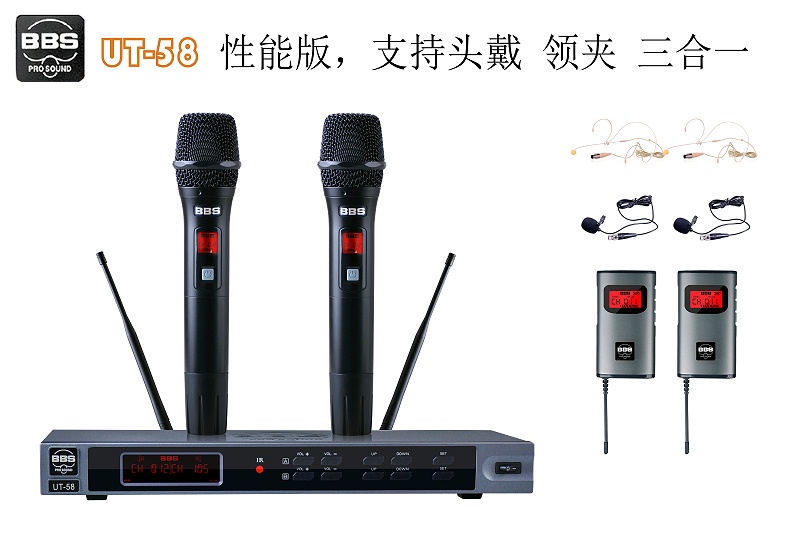 麥克風(fēng)(話筒):頭戴式、領(lǐng)夾式、手持麥克風(fēng)