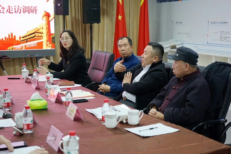 中共北京市商業(yè)服務(wù)業(yè)協(xié)會(huì)第三聯(lián)合黨委領(lǐng)導(dǎo)蒞臨北京聲光視訊行業(yè)協(xié)會(huì)會(huì)長單位ZOBO卓邦調(diào)研工作